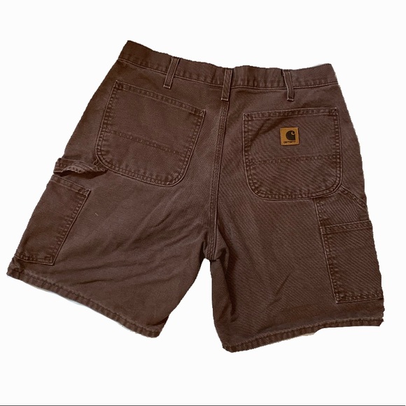 BROWN CARHARTT SHORTS - Picture 3 of 4
